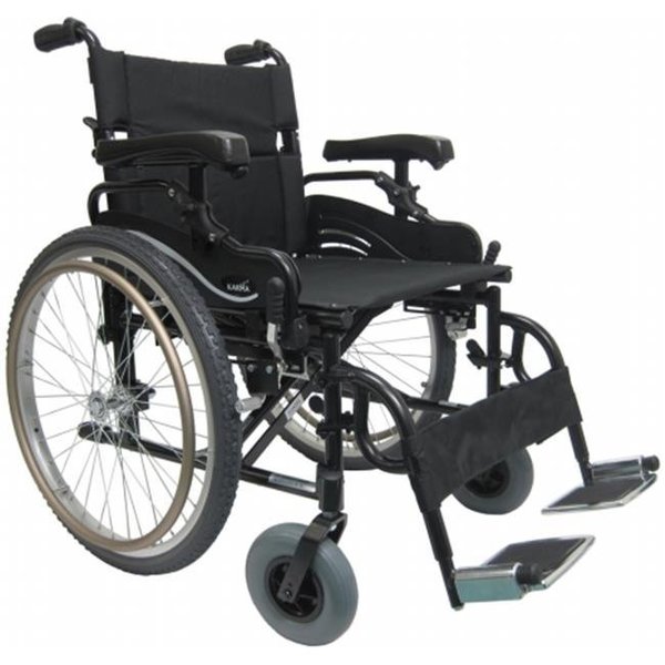 Karman Healthcare Karman Healthcare KM8520F20W-HA Ultra Lightweight Bariatric Wheelchair-Black KM8520F20W-HA